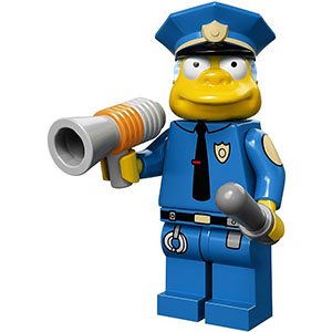 [레고 미니피규어] 71005 레고 심슨 시리즈 - 위검 서장(Chief Wiggum) 71005-15