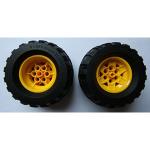 [레고부품] 연회색 휠 43.2mm d. x 26mm 과 검정색 타이어 81.6 x 38 (56908 / 45982) 56908c01