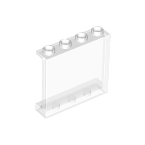 [레고부품] 투명 유리색 패널 1 x 4 x 3 - 움푹 꺼진 스터드 4594686 87543 60581