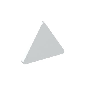 [레고부품] 흰색 표지판 클립 있음 2 x 2 삼각형 4540294 30259 892