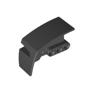 [레고부품] 검정색 테크닉, 패널 자동차 흙받이(mudguard) 오른쪽 6054821 61070