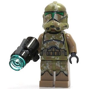 [레고 미니피규어] 스타워즈 41 카쉬크 트루퍼(41st Kashyyyk Clone Trooper) / 발사형 광선총 포함 sw519