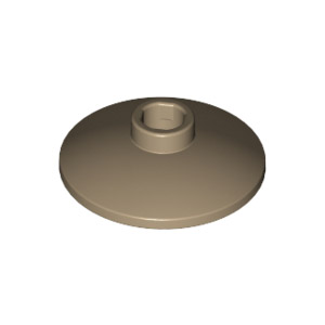 [레고부품] 진한 모래색 접시 2 x 2 뒤집어진 (레이더) 6021969 30063 4740