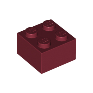 [레고부품] 진한 빨간색 브릭 2 x 2 4539104 3003