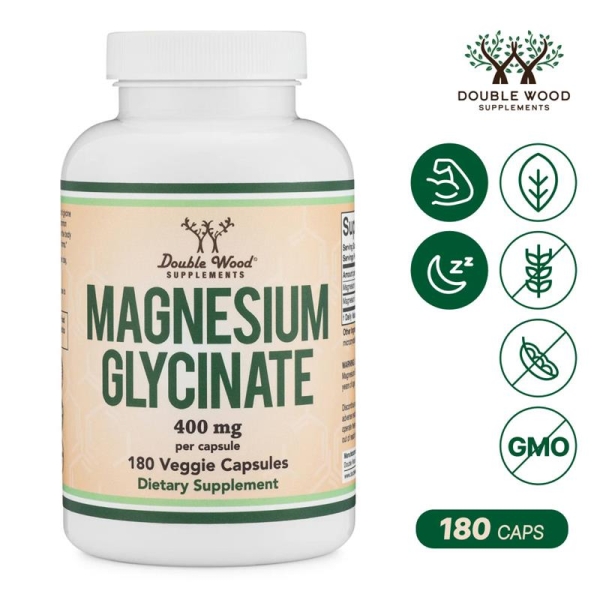 더블우드 마그네슘 글리시네이트 400mg 180캡슐