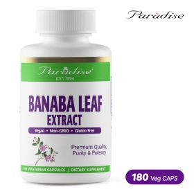 파라다이스허브 바나바 잎 추출물 180캡슐