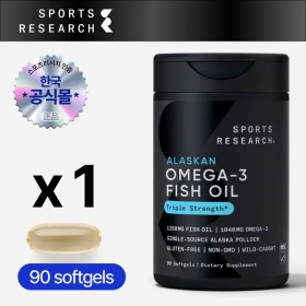 스포츠리서치 rTG 오메가3 트리플 스트렝스 90소프트젤