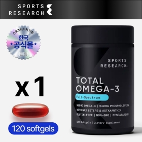스포츠리서치 토탈 오메가3 120소프트젤