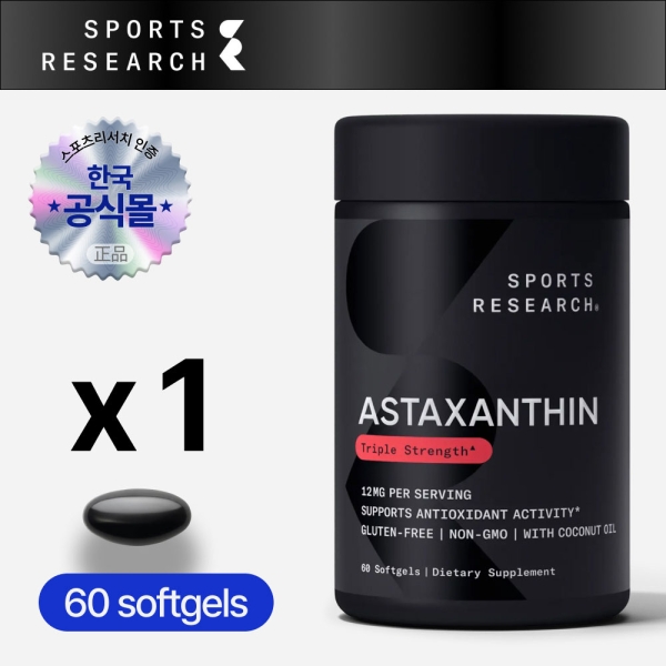 스포츠리서치 크릴오일 아스타잔틴 오메가3 500mg 120소프트젤 스포츠리서치 크릴오일 아스타잔틴 오메가3 500mg 120소프트젤