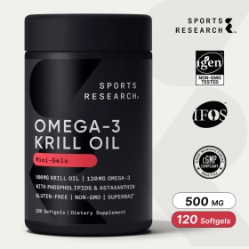 스포츠리서치 크릴오일 아스타잔틴 오메가3 500mg 120소프트젤