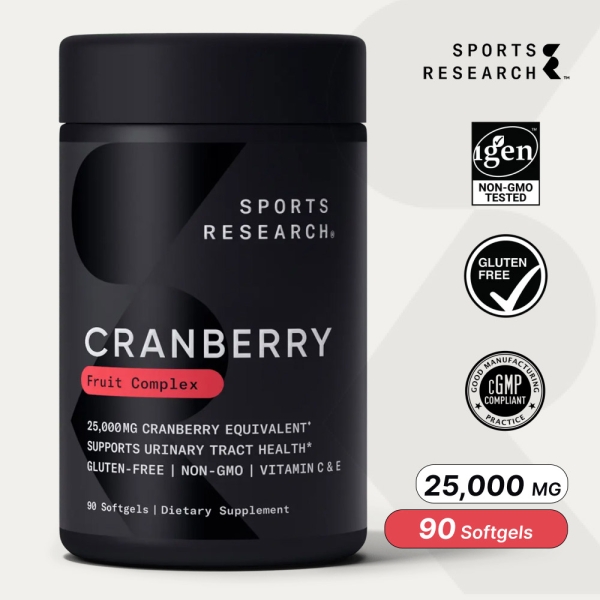 스포츠리서치 크랜베리 25000mg 90소프트젤