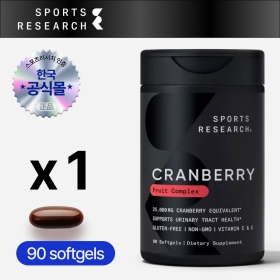 스포츠리서치 크랜베리 25000mg 90소프트젤