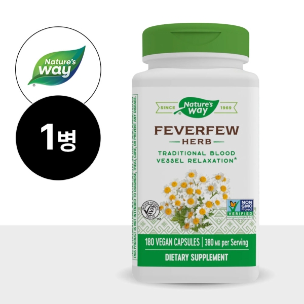 네이처스웨이 피버퓨 허브 380mg 180캡슐