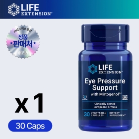 라이프익스텐션 아이프레셔 서포트 미르토제놀 30캡슐