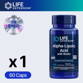 라이프익스텐션 알파리포산 위드 비오틴 60캡슐