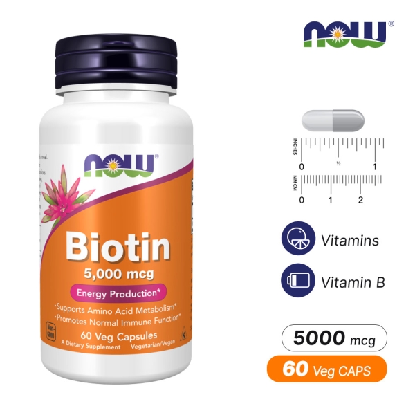 나우푸드 비오틴 5000mcg 60캡슐