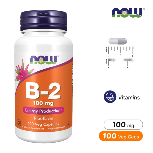 나우푸드 비타민B2 100mg 100캡슐