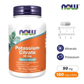 나우푸드 구연산칼륨 99mg 180캡슐