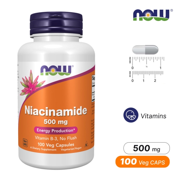 나우푸드 나이아신아마이드 500mg 100캡슐