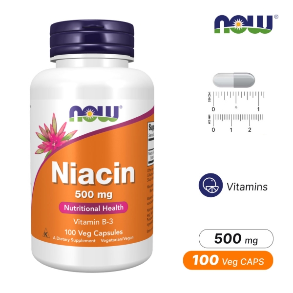 나우푸드 나이아신 500mg 100캡슐