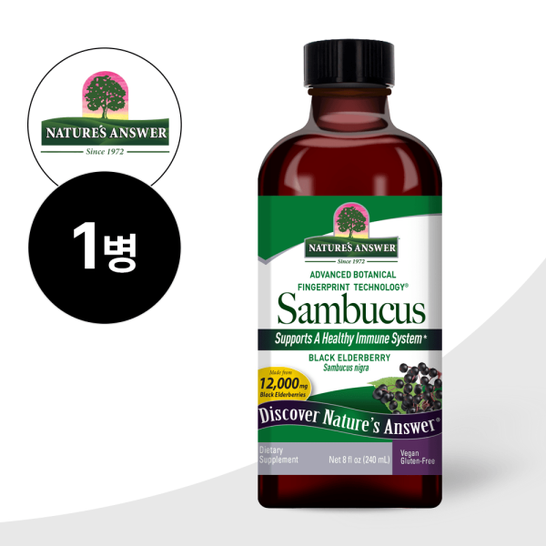 네이처스앤서 삼부커스 블랙 엘더베리 12000mg 240ml