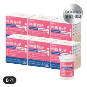 소버스 질 유래 유산균 이너윌 100억 CFU 6개월