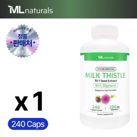 마이라이프  스탠다드 밀크씨슬 (30:1 씨앗 추출물) 240캡슐