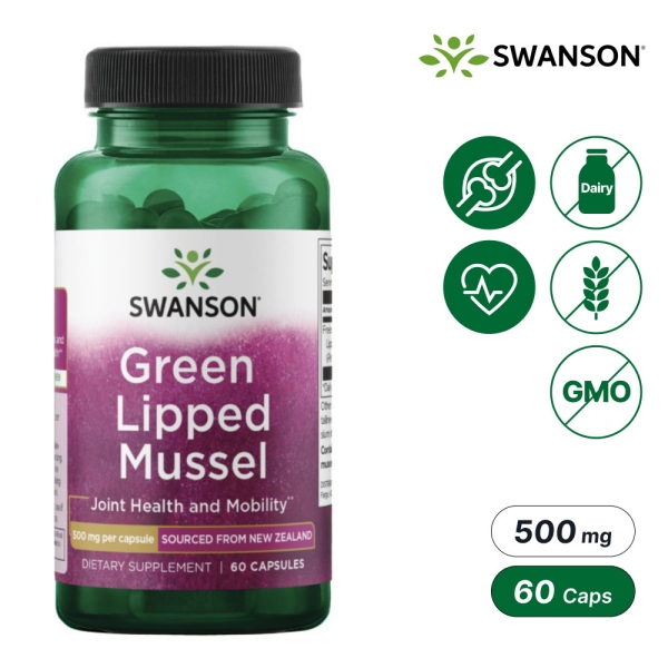 스완슨 초록잎 홍합 500mg 60캡슐