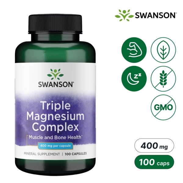 스완슨 트리플 마그네슘 컴플렉스 400mg 100캡슐