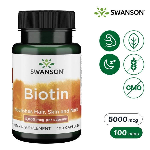 스완슨 비오틴 5000mcg 100캡슐