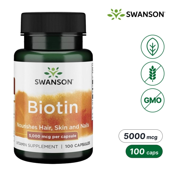 스완슨 비오틴 5000mcg 100캡슐