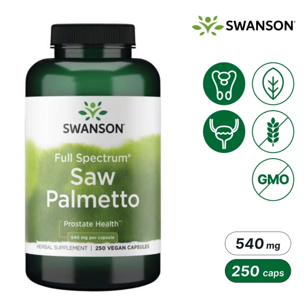 스완슨 풀 스팩트럼 쏘팔메토 540mg 250캡슐