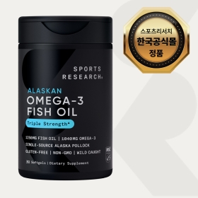 스포츠리서치 rTG 오메가3 트리플 스트렝스 30소프트젤