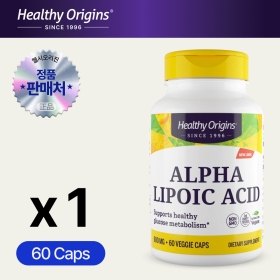 [유통기한 2026.04.01] 헬시오리진 알파리포산 600mg 60캡슐