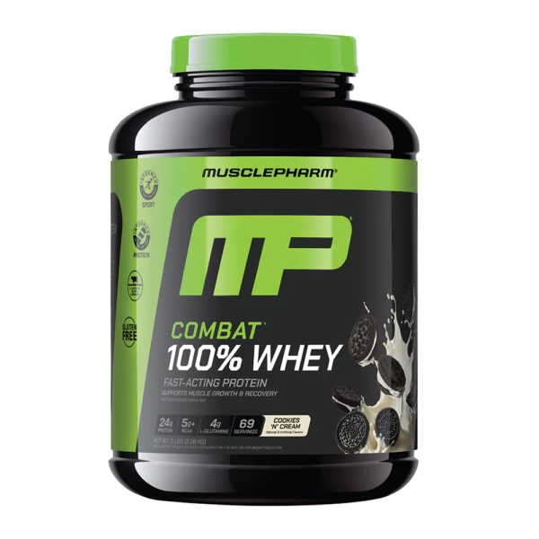 머슬팜 컴뱃 100% 웨이 (쿠키앤크림맛) 2.28kg