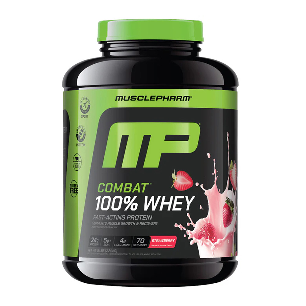 머슬팜 컴뱃 100% 웨이 (딸기맛) 2.24kg