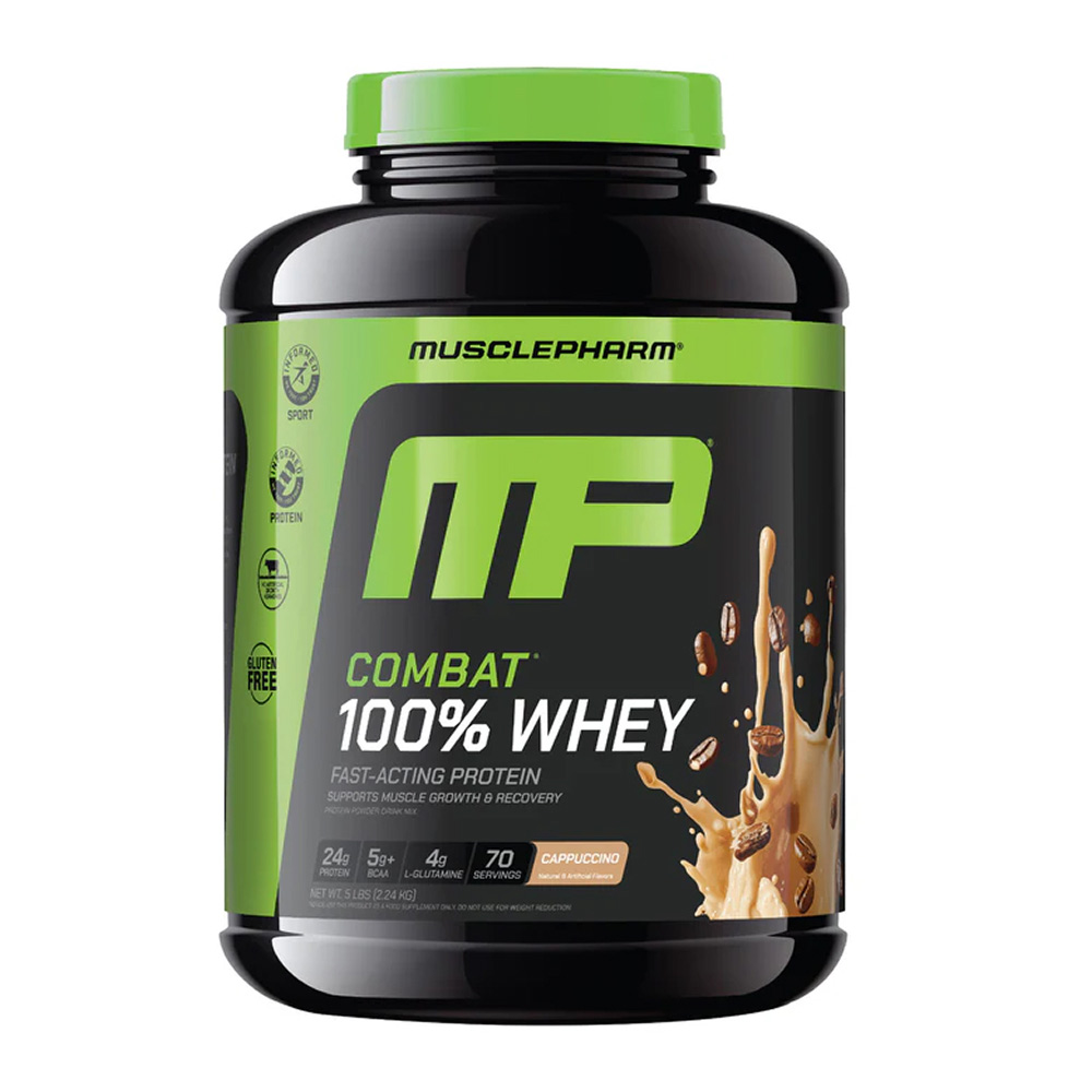 머슬팜 컴뱃 100% 웨이 (카푸치노맛) 2.24kg