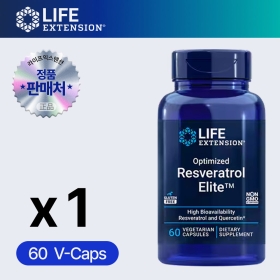 라이프익스텐션 최적화된 레스베라트롤 엘리트&trade; 60 베지 캡슐