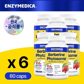 엔자이메디카 베르베린 파이토좀 60캡슐 x6병