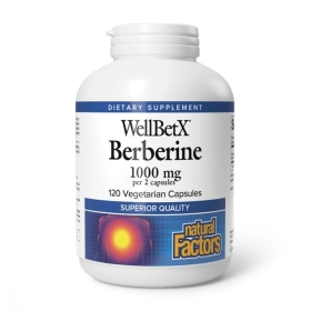네추럴팩터스 WellBetX 베르베린 500mg 120캡슐