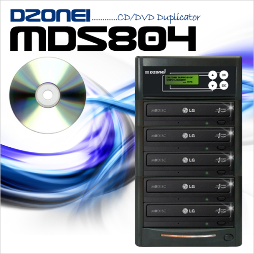 MDS804 (1:4 M-DISC복사기, 데이타 영구 저장, DVD/CD 복사)