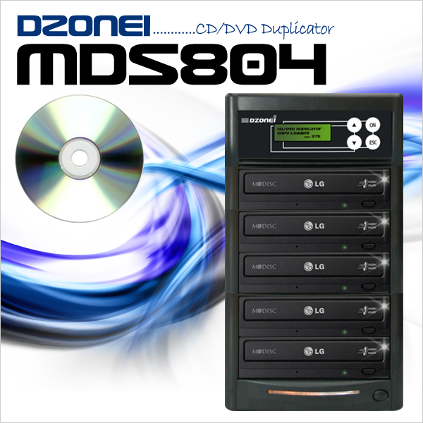 MDS804 (1:4 M-DISC복사기, 데이타 영구 저장, DVD/CD 복사)