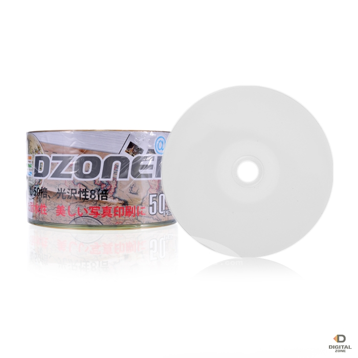 DZONEI CD-R Glossy 프린터블 공CD 52X 50장/ 고광택 / CD복사기와 완벽호환