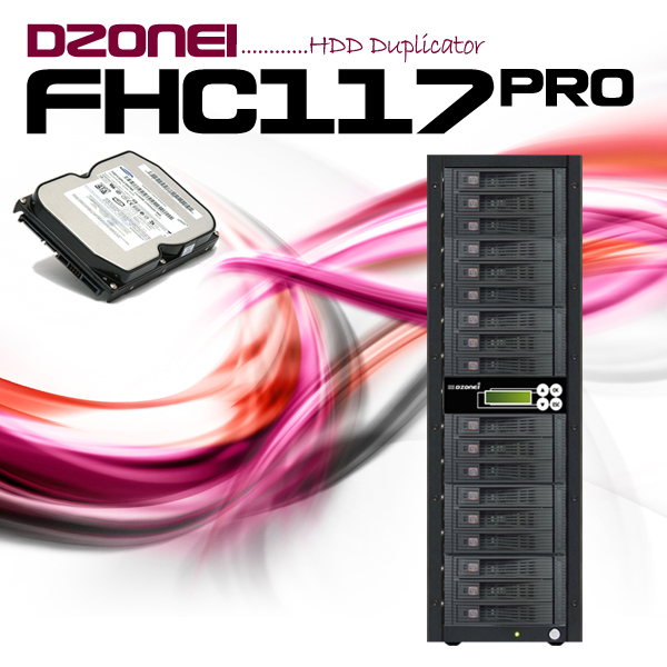 Dzonei FHC117 PRO (1:17복사 분당최고 9G, 3가지 삭제/복사모드,저장장치 완전삭제, HDD복사기, 하드카피기, 하드복사기, 하드삭제기, HDD WIPE, 와이핑, WIPING, DOD ERASE)