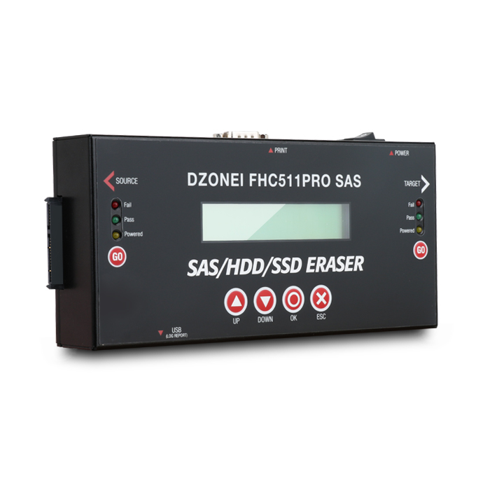 DZONEI FHC511PRO SAS (1:1 SAS/SATA HDD/SSD삭제기, 하드 복사기, 최대18G/분, HDD WIPE, WIPING, DOD ERASE)