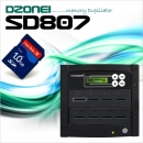 Dzonei SD807. SD메모리복사기, 한 번에 7 개 복사, FAT16,Fat32, ntfs지원, 메모리 포맷 가능.128G지원
