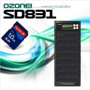 Dzonei SD831. SD메모리복사기, 한 번에 31 개 복사, FAT16,Fat32, ntfs지원, 메모리 포맷 가능.