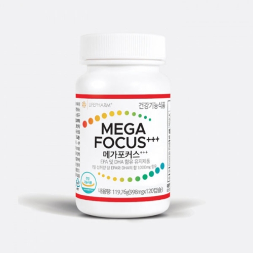 라이프팜 메가포커스(Megafoucs) 120정 1달분 EPA 및 DHA 함유 유지 제품