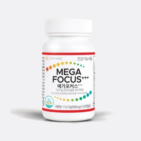 라이프팜 메가포커스(Megafoucs) 120정 1달분 EPA 및 DHA 함유 유지 제품