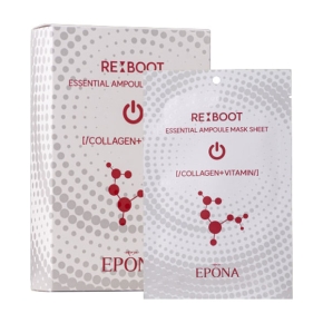 에포나 리부트 에센셜 앰플 마스크 시트 콜라겐 플러스 비타민 10EA